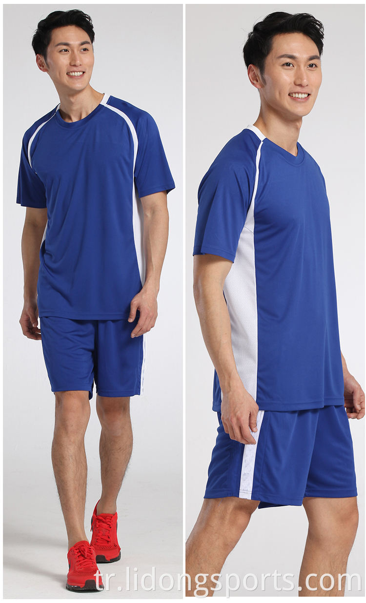 Sıcak Satış Özel Logo Futbol Parça Takım Elbise Hızlı Kuru Jogger Setleri Egzersiz Seti Çocuklar için